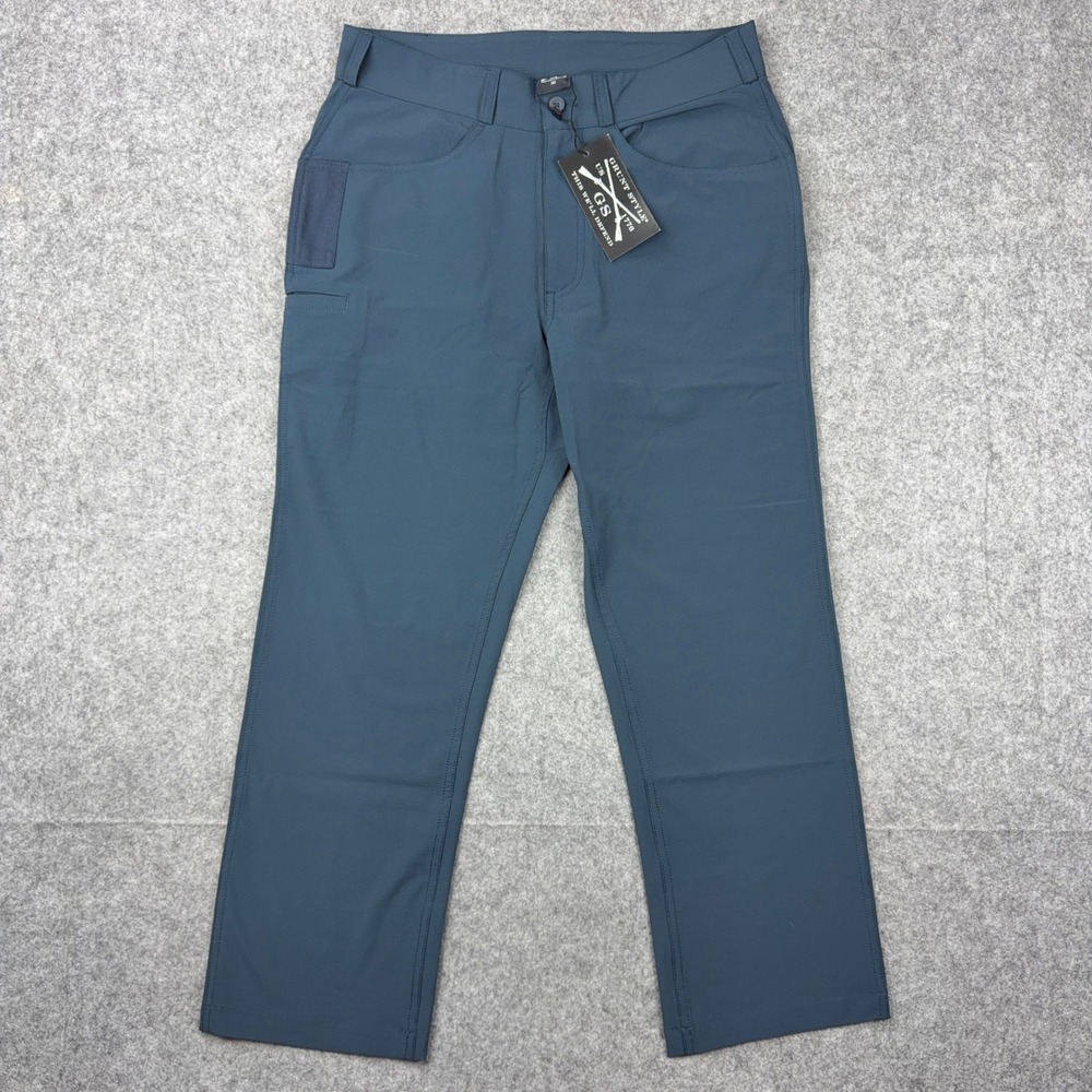 Grunt Style Pants Mens 32 Navy Blue Tactical Ripstop Stretch Hiking Outdoor NEW